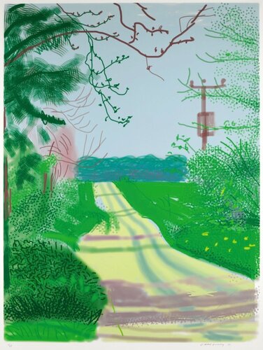The Arrival of Spring in Woldgate, East Yorkshire in 2011. 23 April by David Hockney, Print for Sale on Singulart