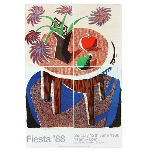 Fiesta 88 (Bradford Festival) van David Hockney, Afdruk te koop op Singulart