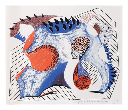 Untitled (for Joel Wachs) di David Hockney, Stampa in vendita su Singulart