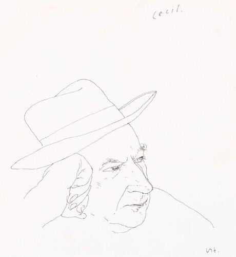 David Hockney Cecil von David Hockney, Werk auf Papier kaufen auf Singulart
