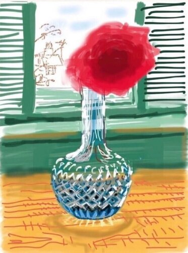 ipad drawing No.281 di David Hockney, Stampa in vendita su Singulart