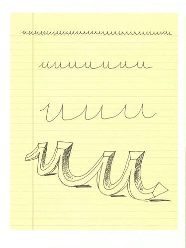 'U' from 'Hockney's Alphabet' di David Hockney, Stampa in vendita su Singulart