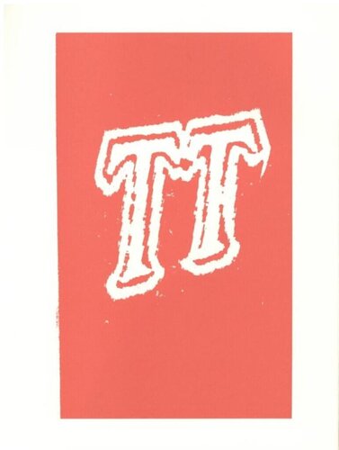 'T' from 'Hockney's Alphabet' di David Hockney, Stampa in vendita su Singulart