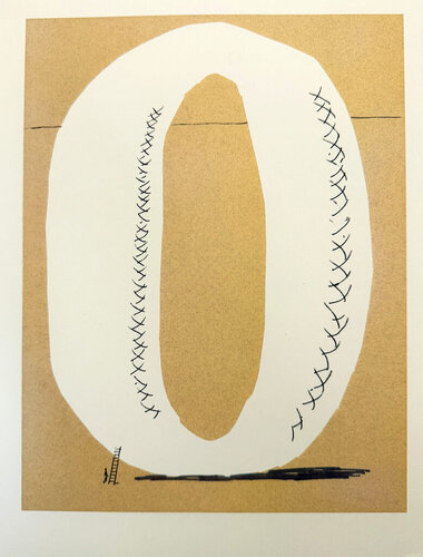 Letter O de David Hockney, Impresión a la venta en Singulart