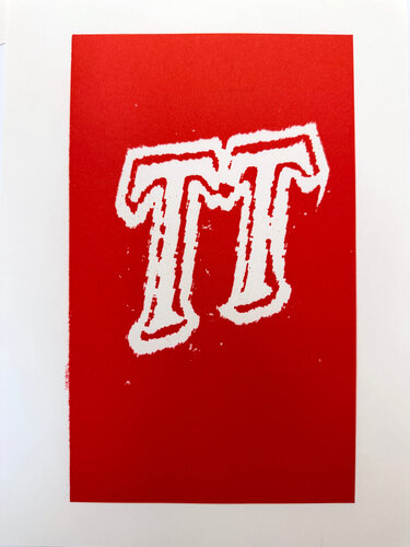 Letter T de David Hockney, Impresión a la venta en Singulart