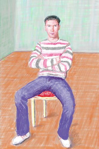 Jamie McHale 1 by David Hockney, 版画 for Sale on Singulart