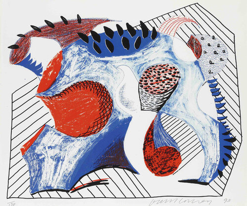 Untitled for Joel Wachs de David Hockney, Impresión a la venta en Singulart