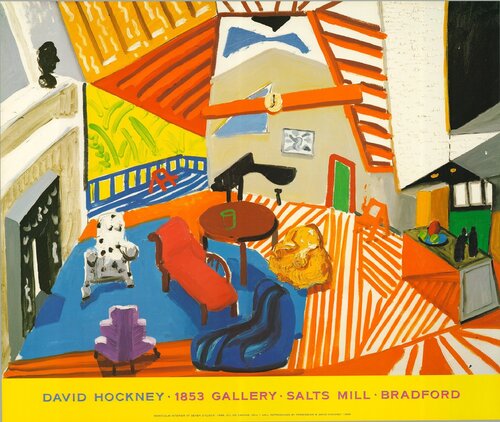 Montcalm Interior at Seven O'Clock by David Hockney, 版画 for Sale on Singulart