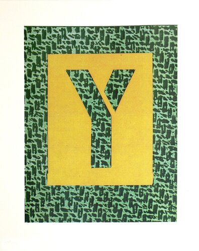 Letter Y de David Hockney, Impresión a la venta en Singulart