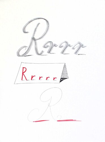Letter R de David Hockney, Impresión a la venta en Singulart