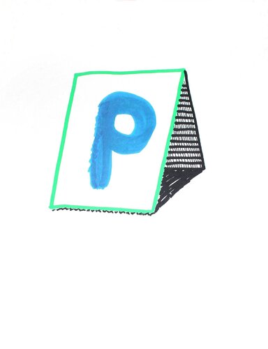 Letter P de David Hockney, Impresión a la venta en Singulart