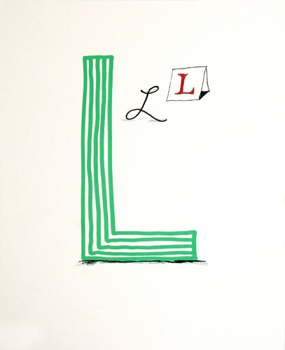 Letter L de David Hockney, Impresión a la venta en Singulart