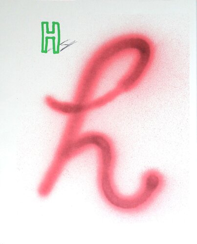 Letter H de David Hockney, Impresión a la venta en Singulart