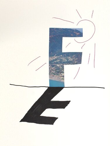 Letter F de David Hockney, Impresión a la venta en Singulart