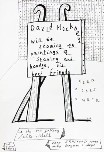 David Hockney The Dog Show de David Hockney, Impresión a la venta en Singulart