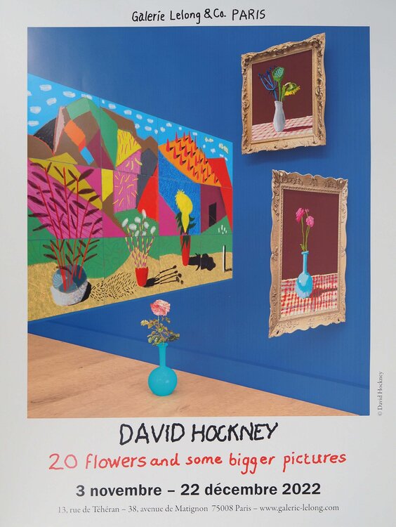 20 Flowers and Some Bigger Pictures David Hockney