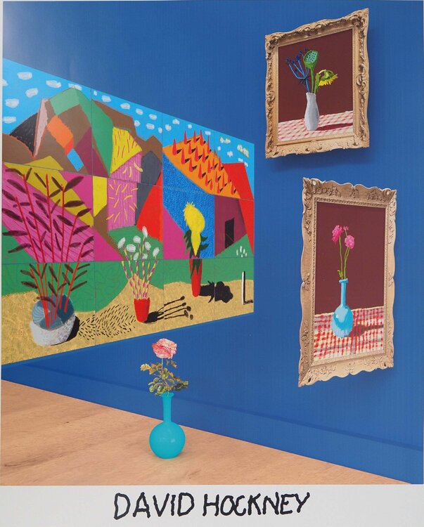 20 Flowers and Some Bigger Pictures David Hockney