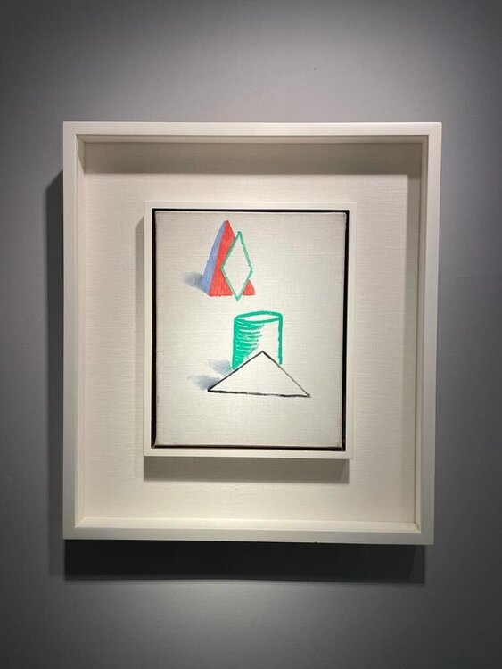 Study for Simplified Faces (Homage to Picasso) David Hockney