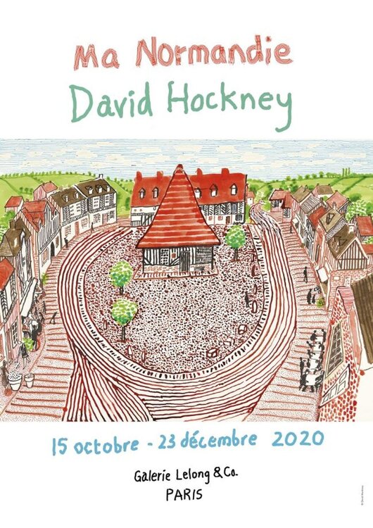 Expo 2020 - Galerie Lelong - Ma Normandie David Hockney