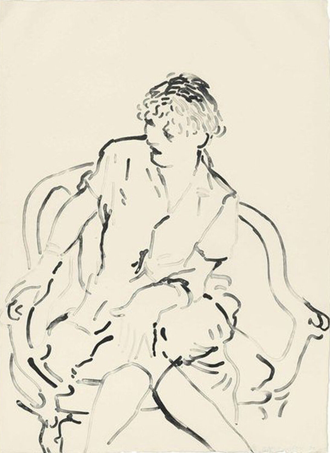 Celia Inquiring David Hockney