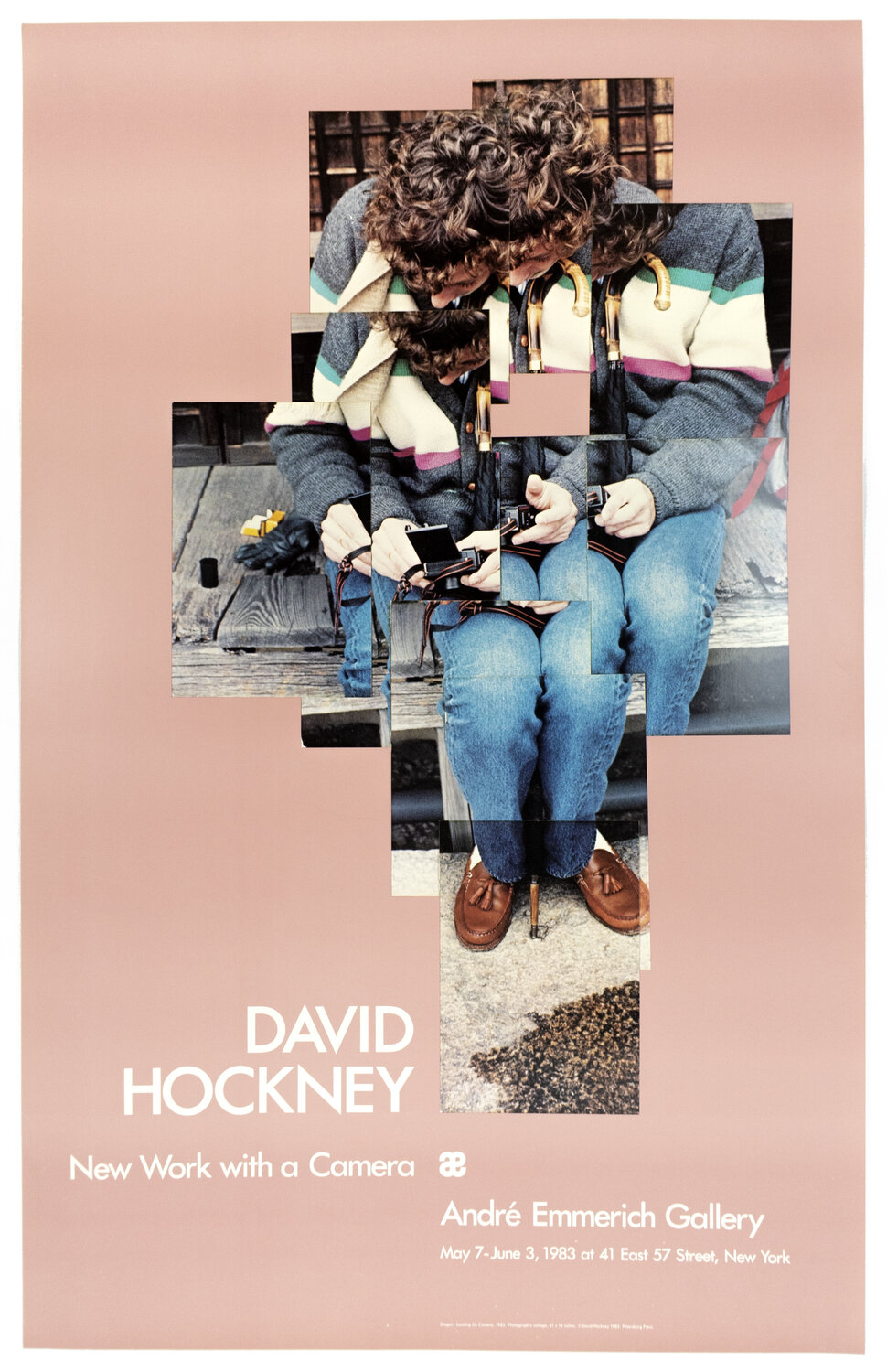 Andre Emmerich Gallery 1983 (Gregory loading his Camera 1983) David Hockney