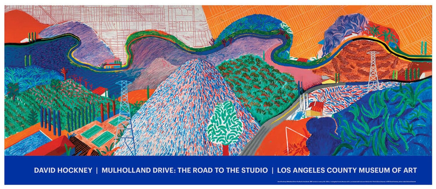 Hockney's Mulholland Drive: The Road to the Studio David Hockney Druck zu verkaufen
