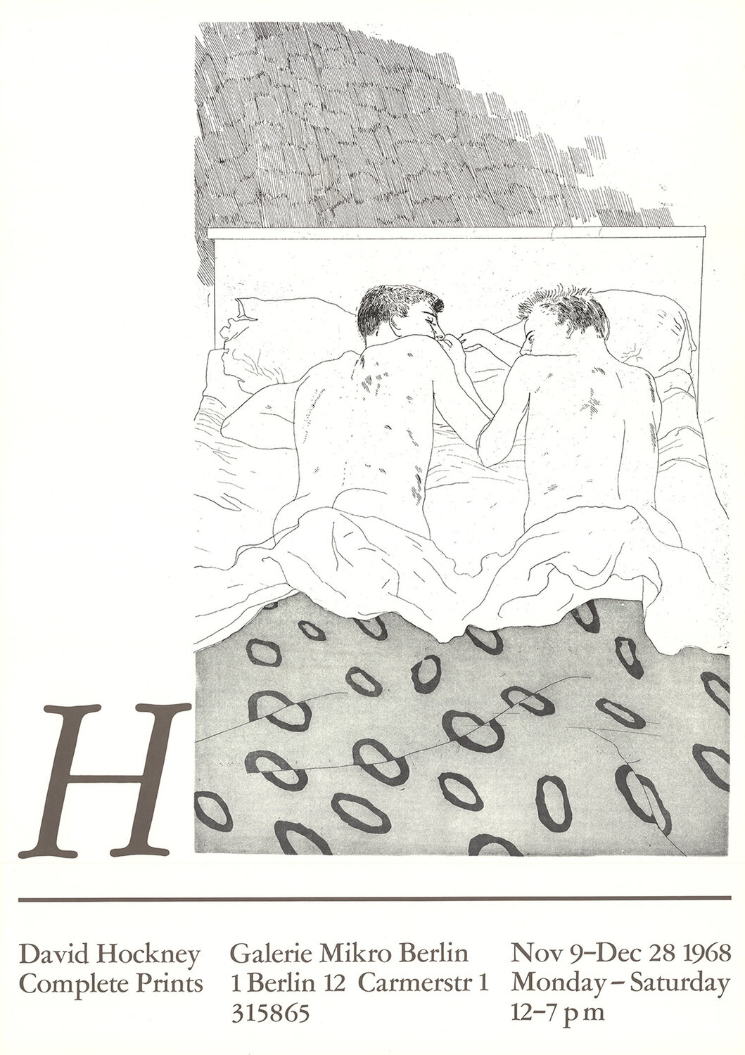 Two Boys Aged 23 or 24 David Hockney