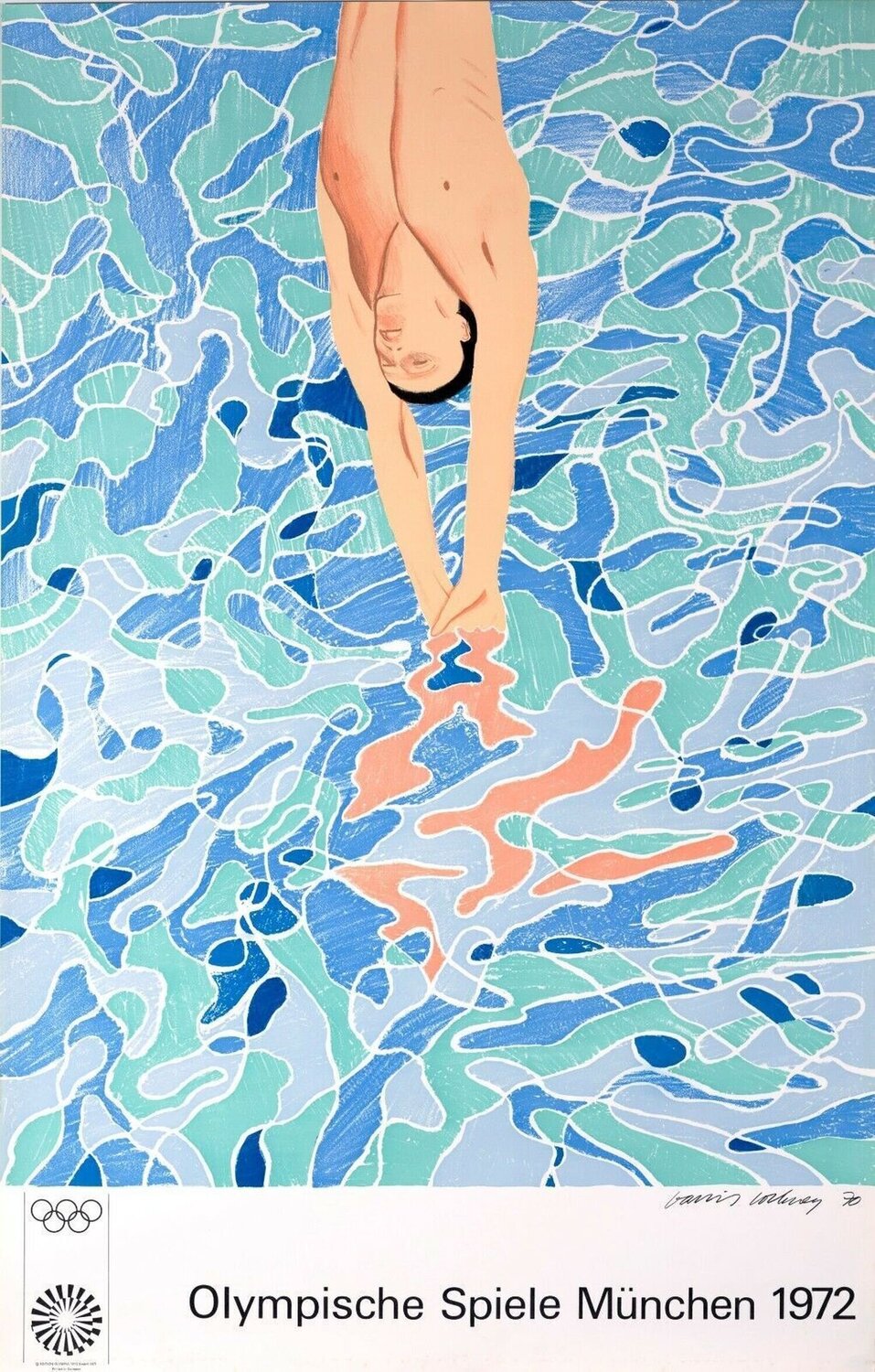 Olympische Spiele Munchen 1972 David Hockney