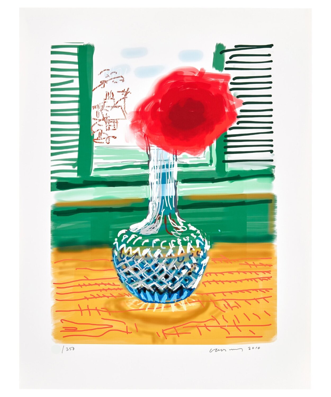 ipad drawing No.281 David Hockney