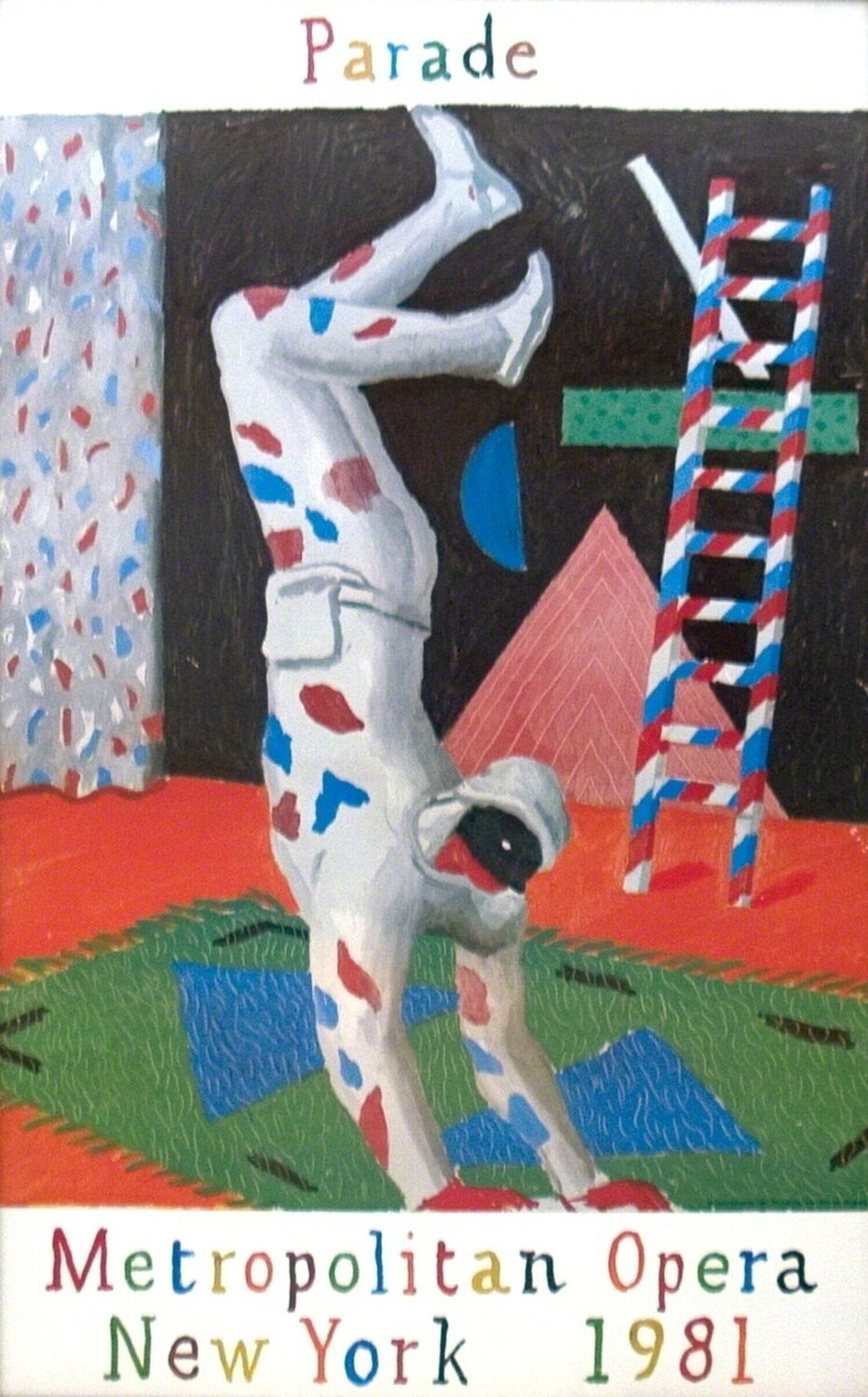 Harlequin from Parade David Hockney