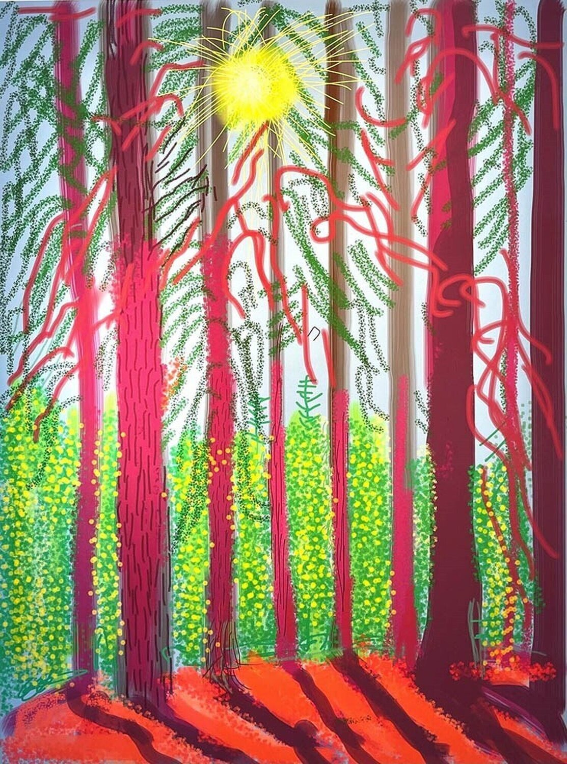 Yosemite No.4 [DH48] David Hockney