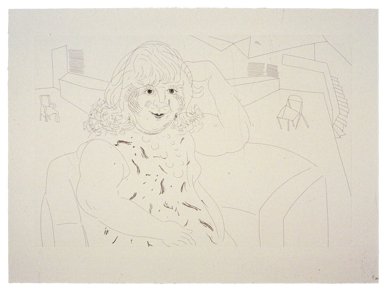 Ann in the Studio David Hockney