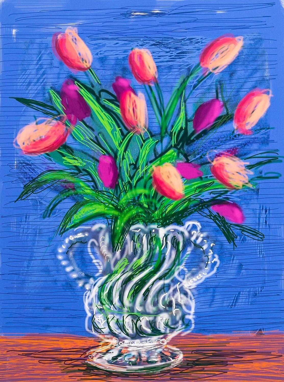 Untitled No. 346 iPad Drawing, A Bigger Book David Hockney