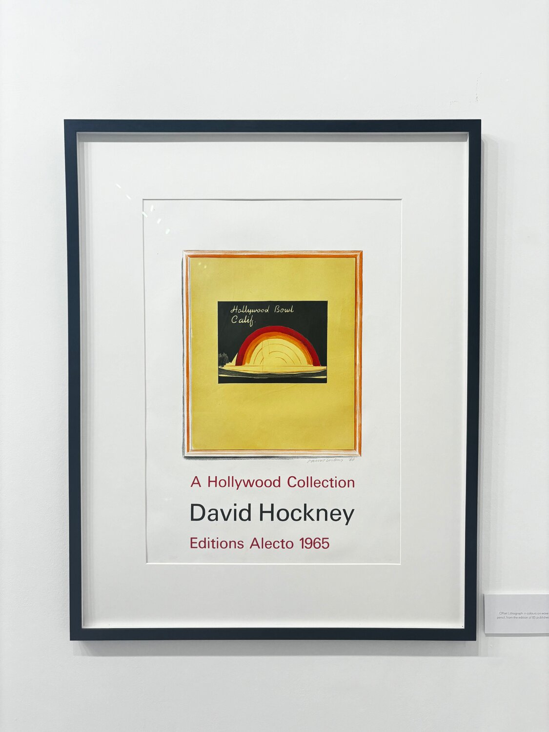 Hollywood City Bowl David Hockney