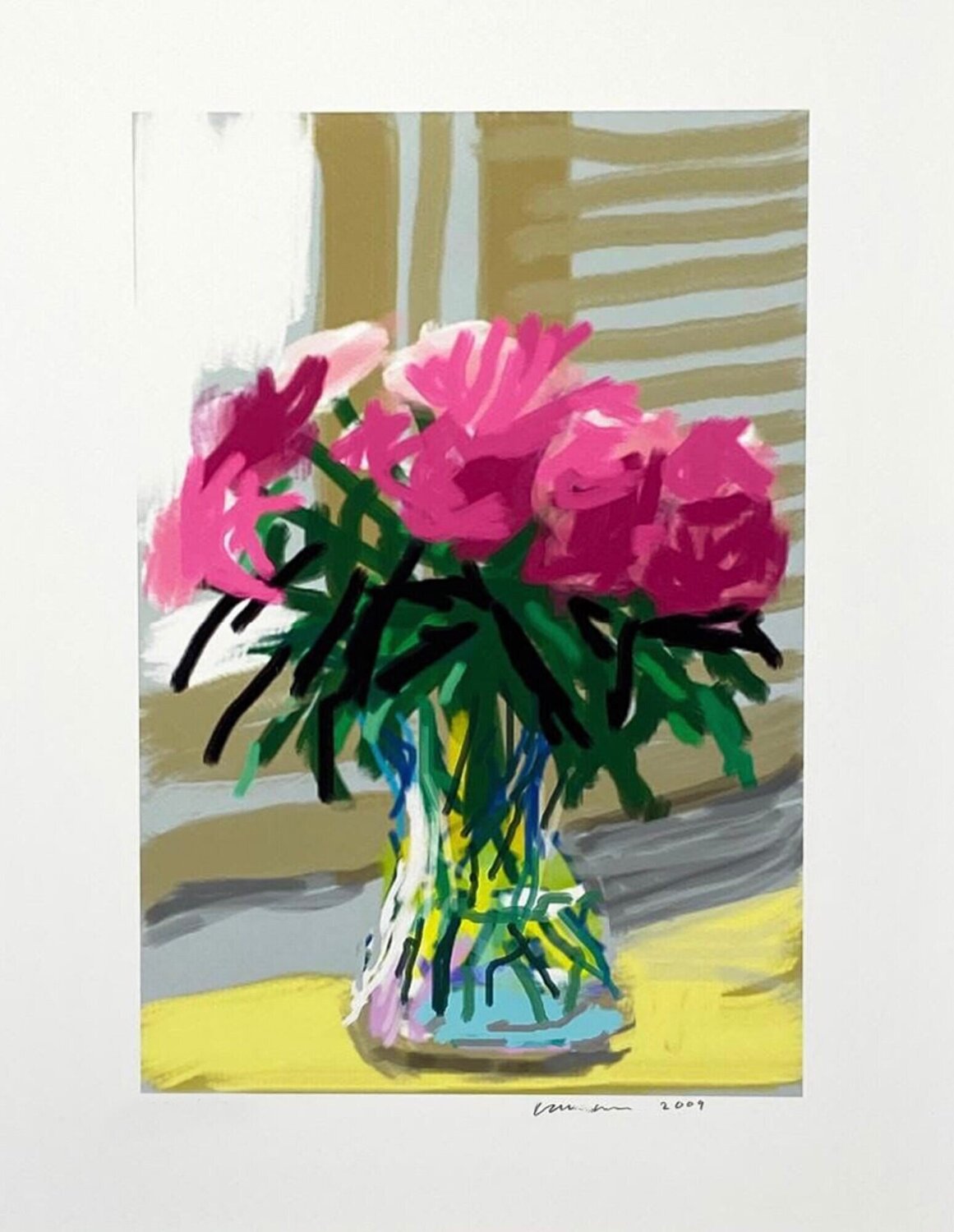 My Window - iPad drawing 'No. 535', 28th June 2009 David Hockney