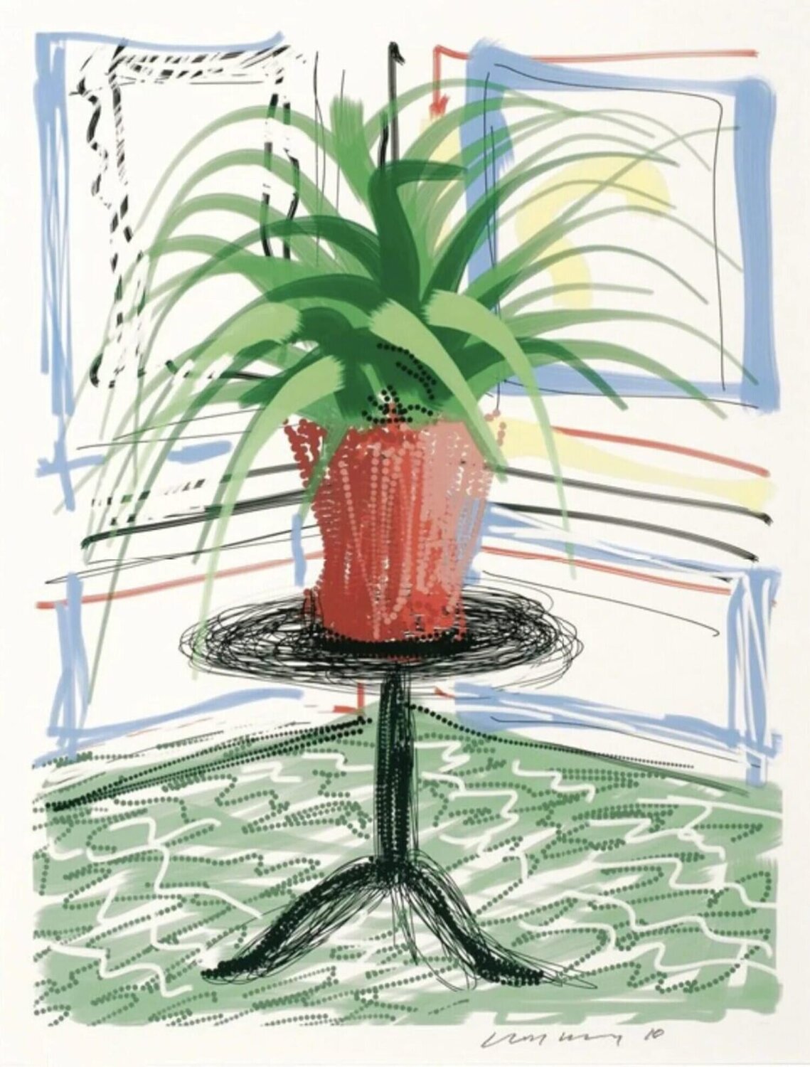 Untitled No.468 from A Bigger Book: Art Edition C, 2016 David Hockney