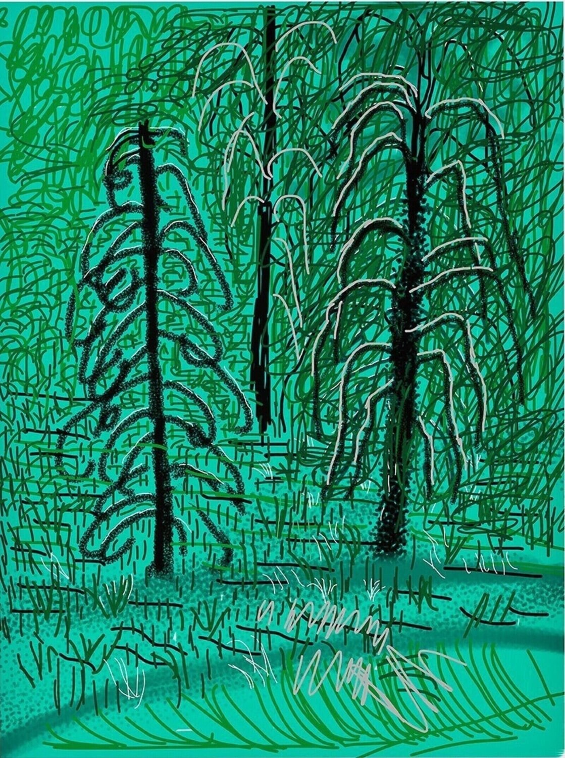 Untitled No.16 from The Yosemite Suite David Hockney