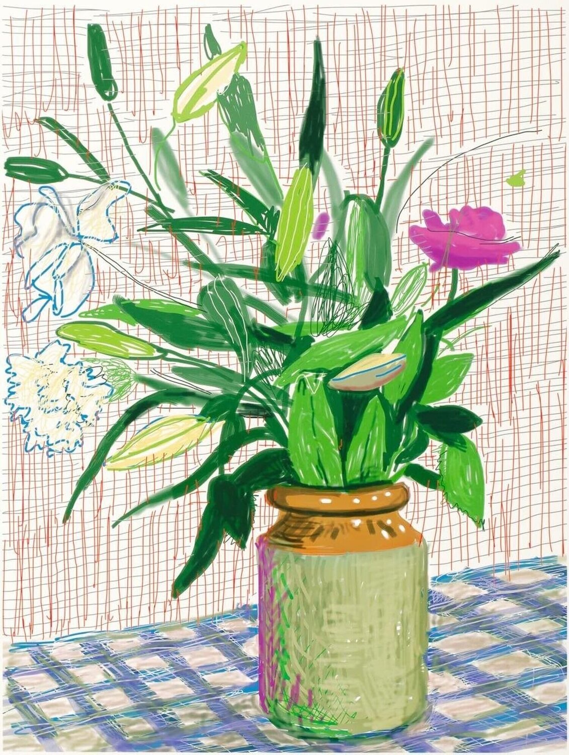 A Bigger Book, Art Edition D, No. 751–1,000 ‘Untitled, 516’ David Hockney Druck zu verkaufen