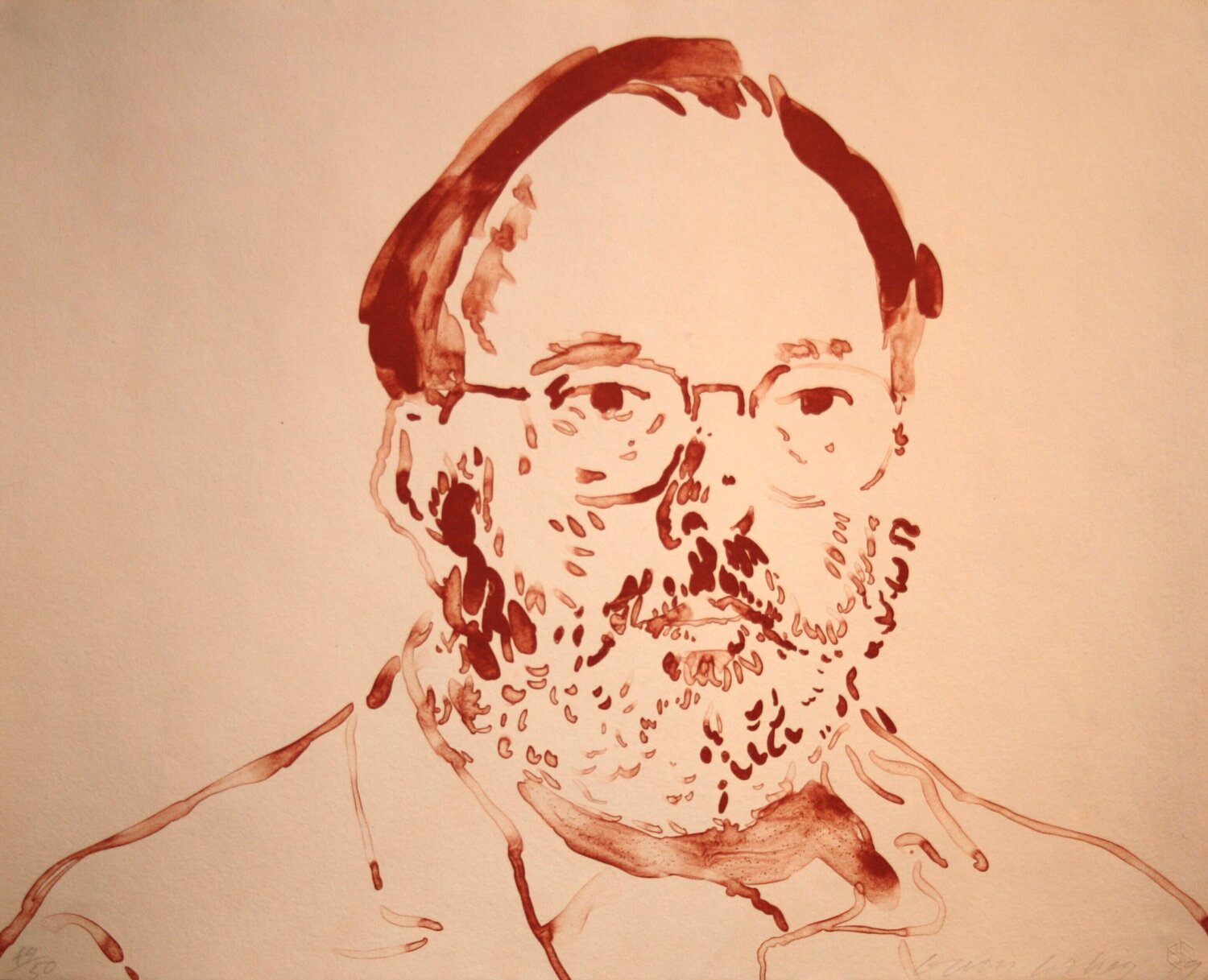 The commissioner David Hockney