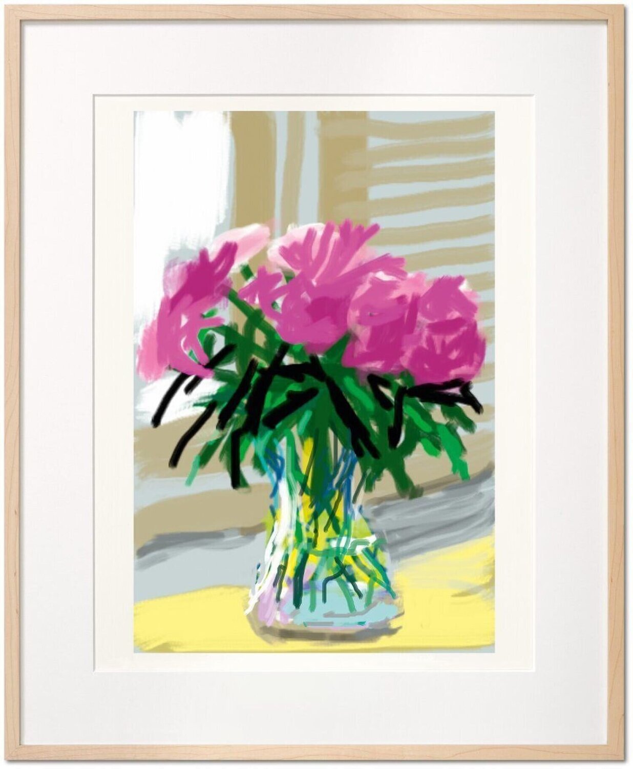 My Window. Art Edition (No. 1–250) ‘No. 535’. 28th June 2009 David Hockney Stampa in vendita