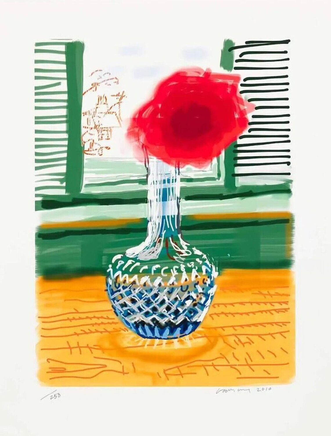 My Window, Art Edition (No. 251–500) ‘No. 281’. 23rd July 2010 David Hockney Druck zu verkaufen
