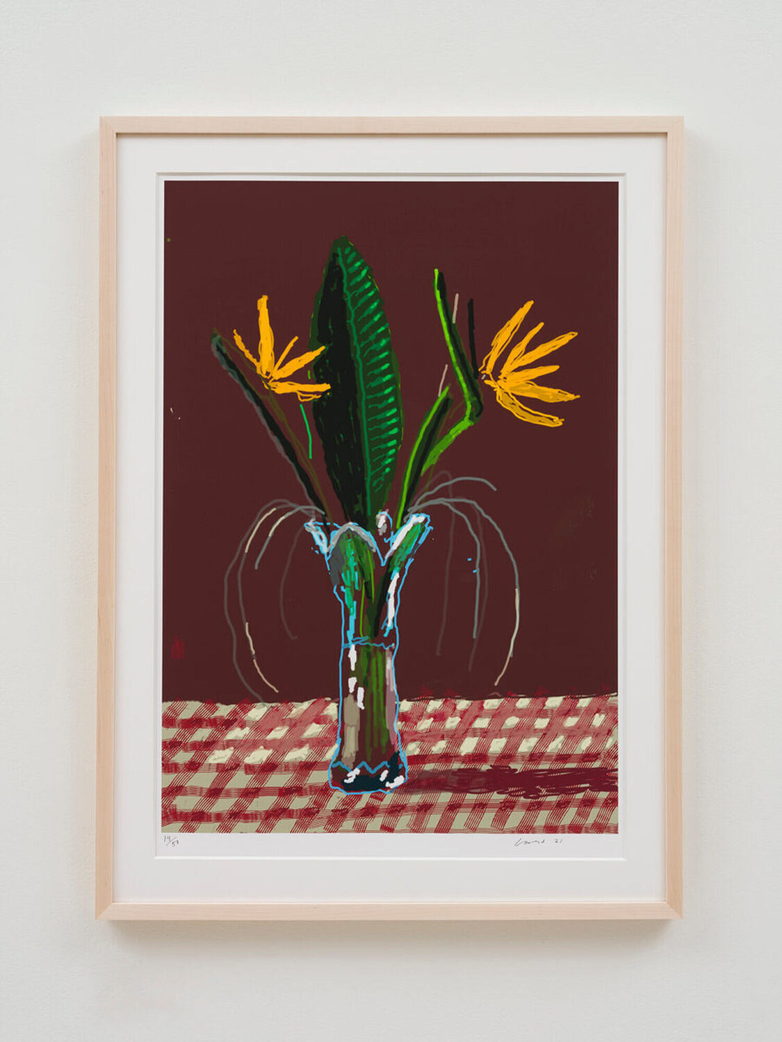 26th March 2021, Exotic Flowers David Hockney