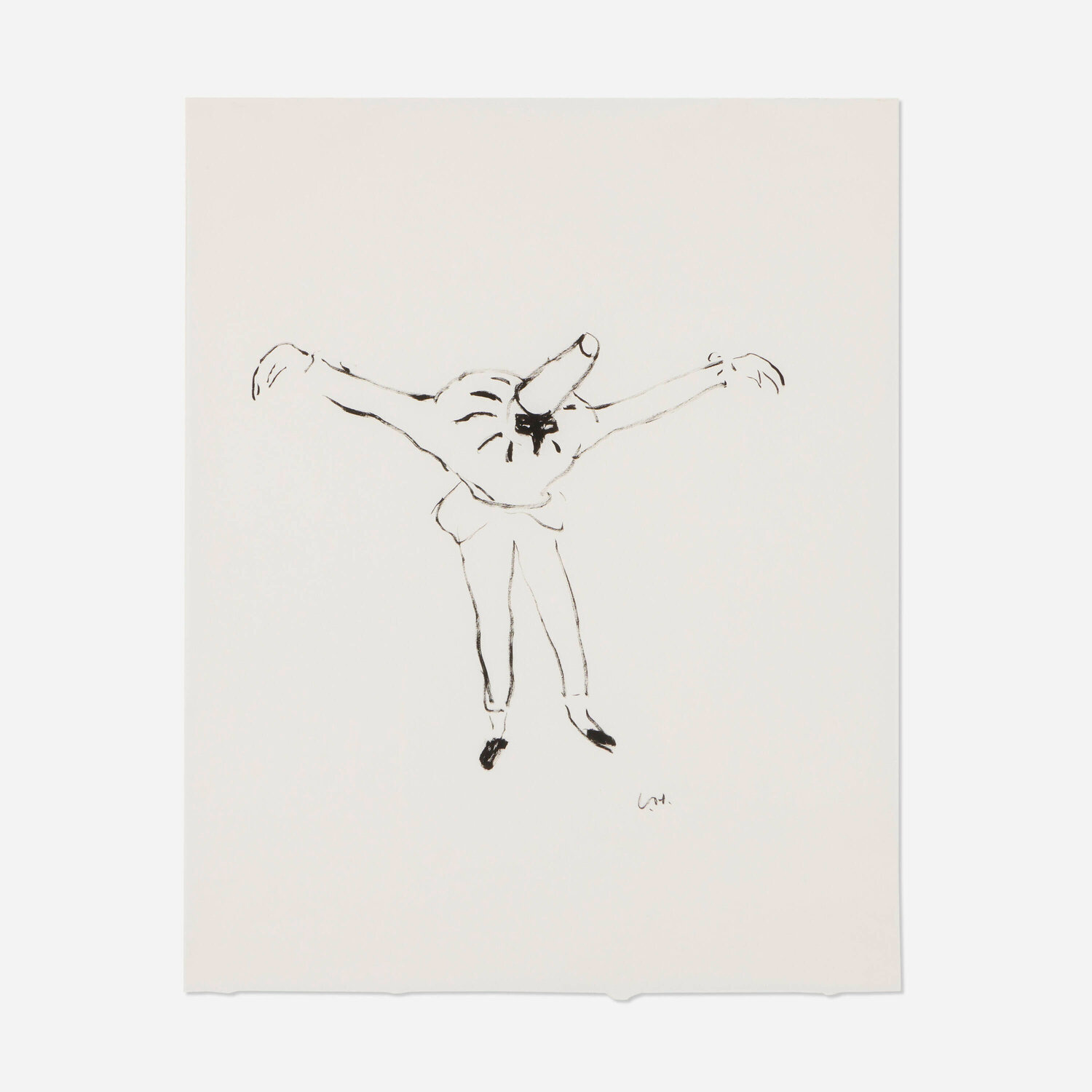 Untitled (Punchinello) David Hockney