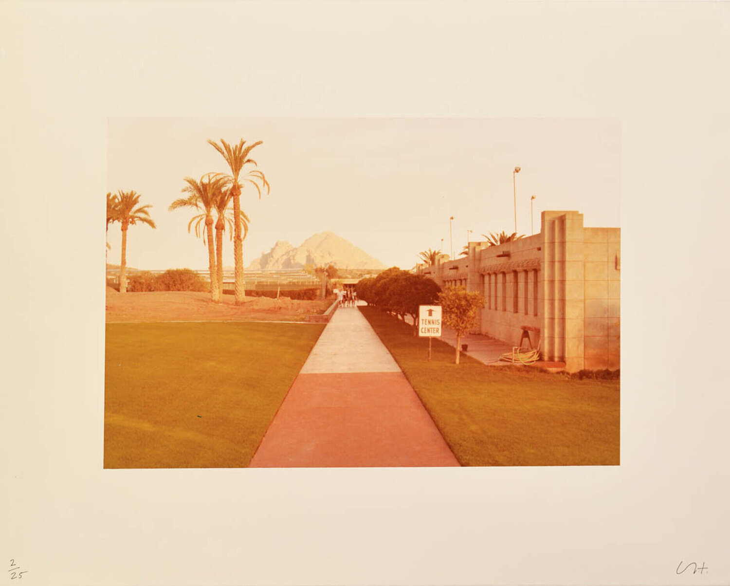 Untitled (Tennis Centre) David Hockney