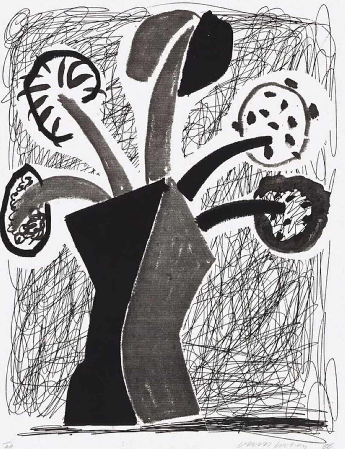 Growing Home Made Print David Hockney