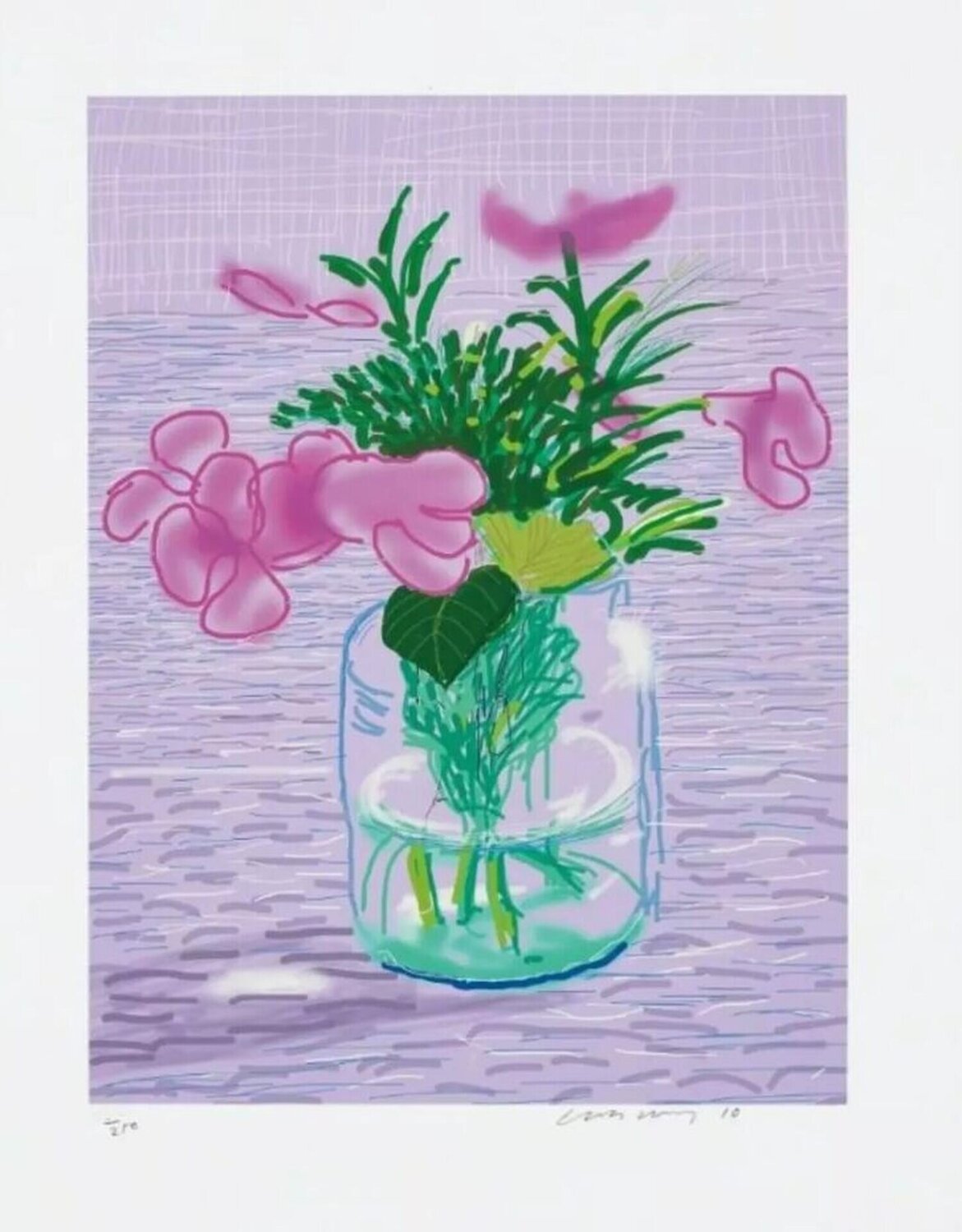 A Bigger Book, Art Edition A, ‘Untitled, 329' David Hockney