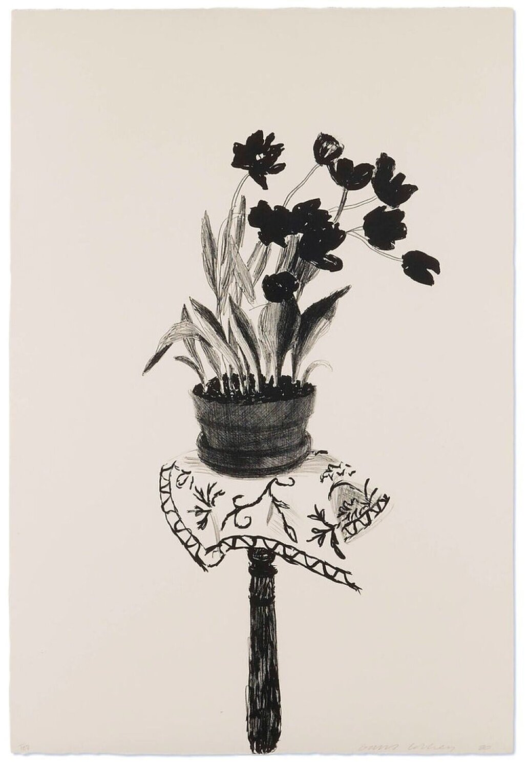 David Hockney Black Tulips David Hockney