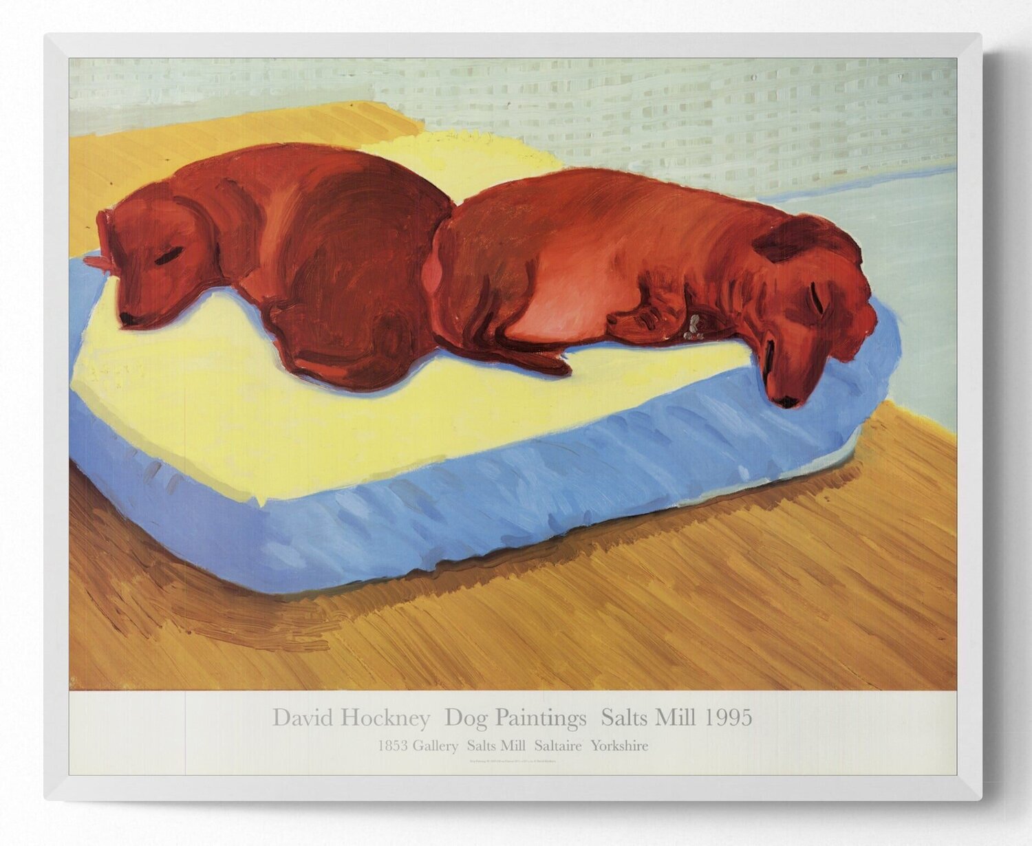 Dog Painting #38 David Hockney