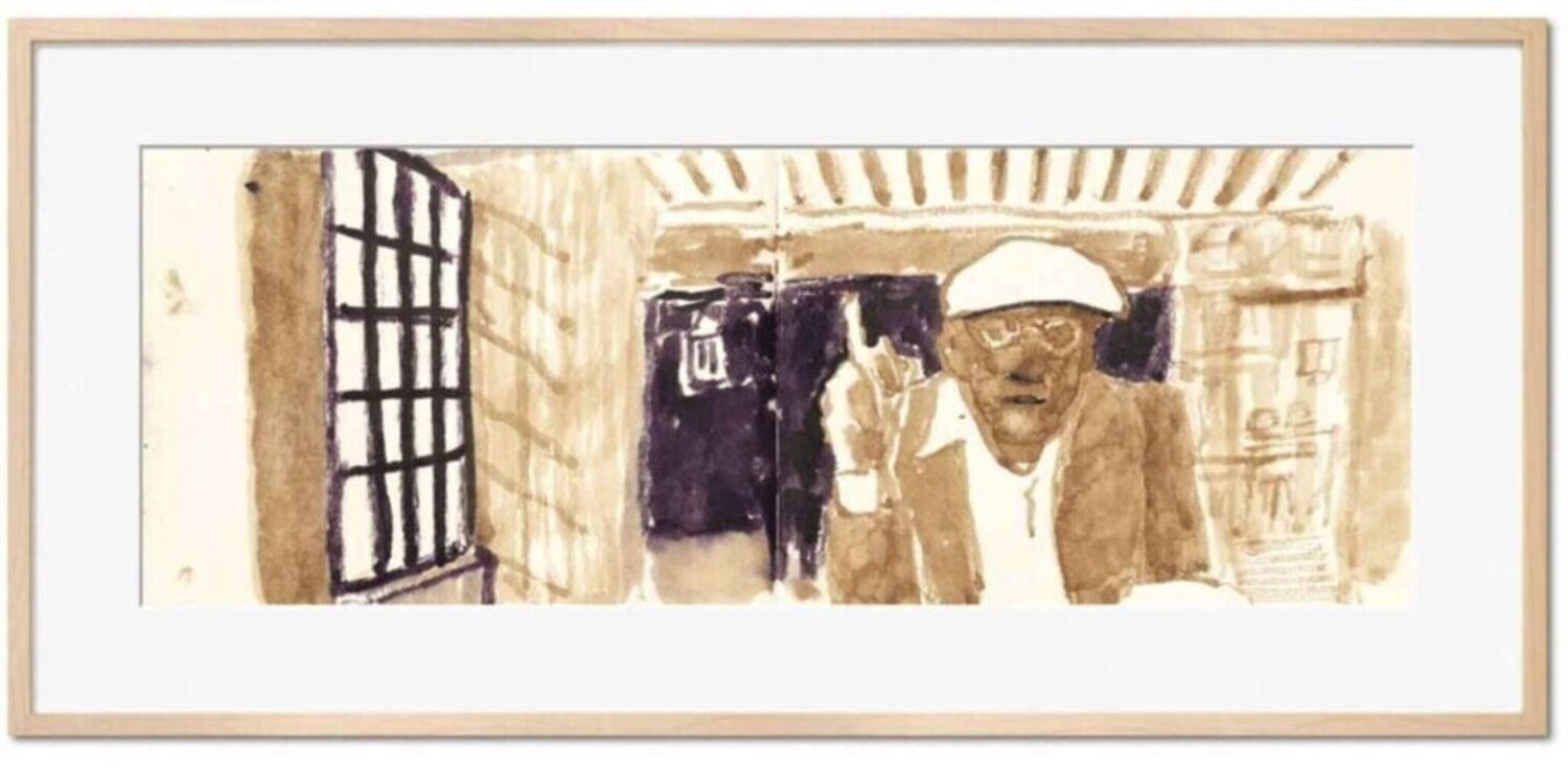 Self-Portrait in My Living Room David Hockney