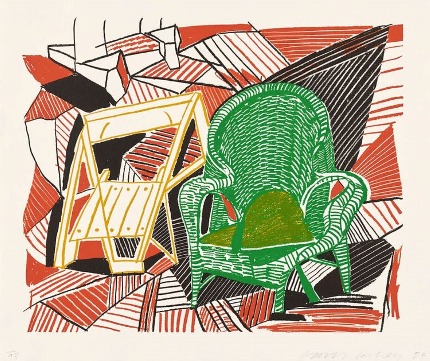 David Hockney Two Pembroke Studio Chairs David Hockney